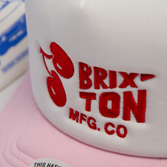 Kappe Brixton - Cherry MP Trucker - Off White/Pink