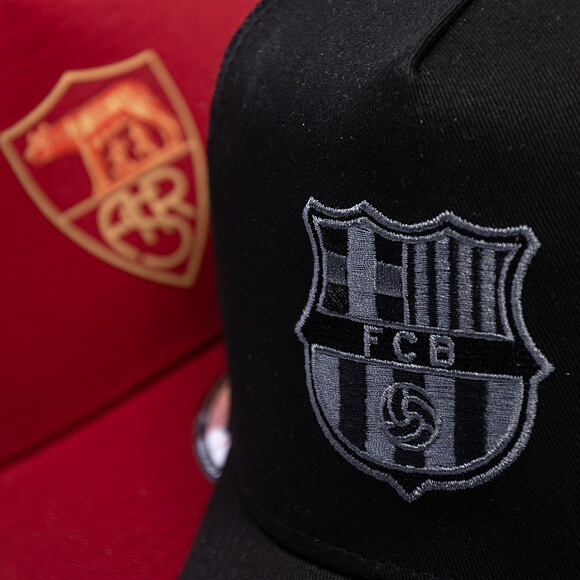 Kappe New Era - Tonal Logo FORTY A-Frame - Barcelona FC - Black