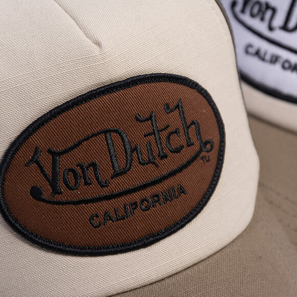 Kappe Von Dutch - Trucker - Cali Patch Olive/Brown