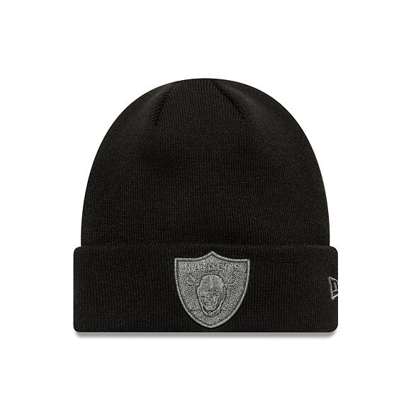 Mütze New Era - NFL Metallic Beanie Medium Knit - Las Vegas Raiders - Black