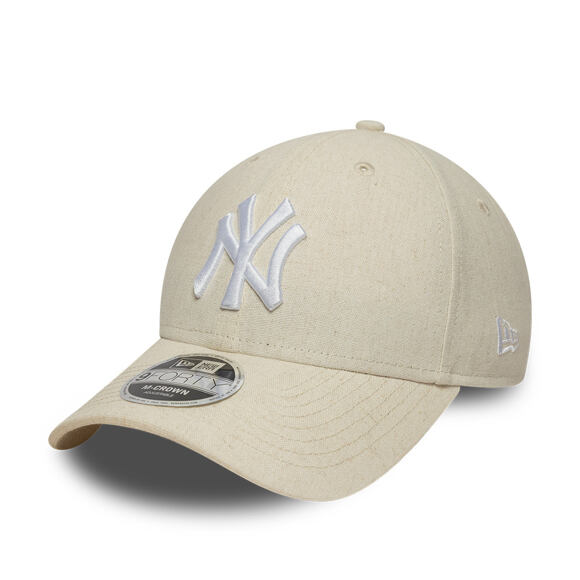 Kappe New Era - MLB Linen 9FORTY M-CROWN - NY Yankees - Stone
