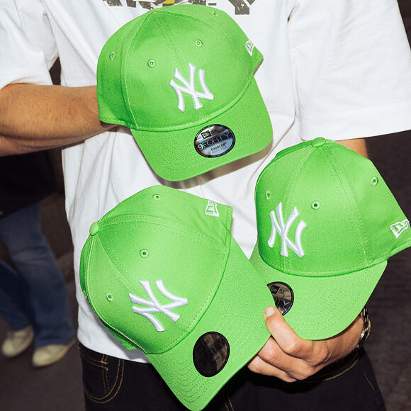 Kinder Kappe New Era - MLB Essential 9FORTY - NY Yankees - Green / White