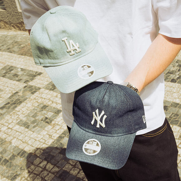 Damen Kappe New Era - MLB Denim 9TWENTY A-Frame - NY Yankees - Navy