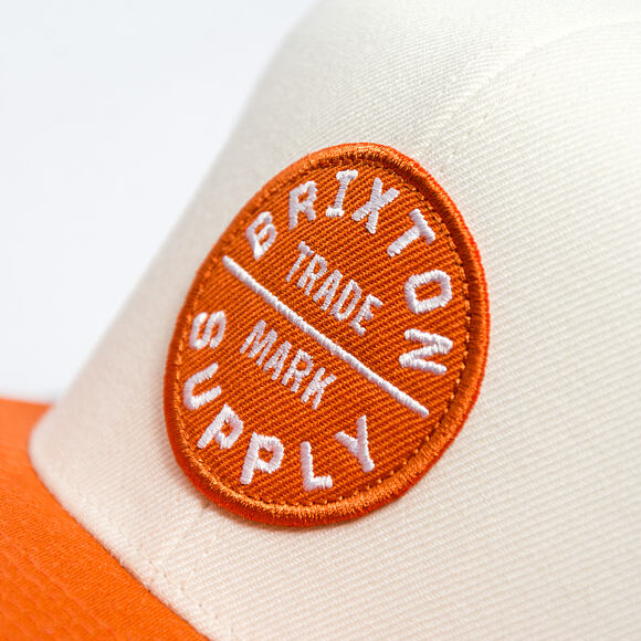 Kappe Brixton - Oath Iii Snapback - Off White/Burnt Orange