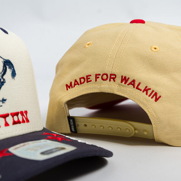 Kappe Brixton - Two Boots C Np Mp Snapback - Celestial Yellow/Red