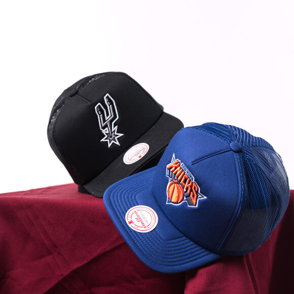 Kappe Mitchell & Ness - Evergreen Trucker - NBA - New York Knicks - Blue