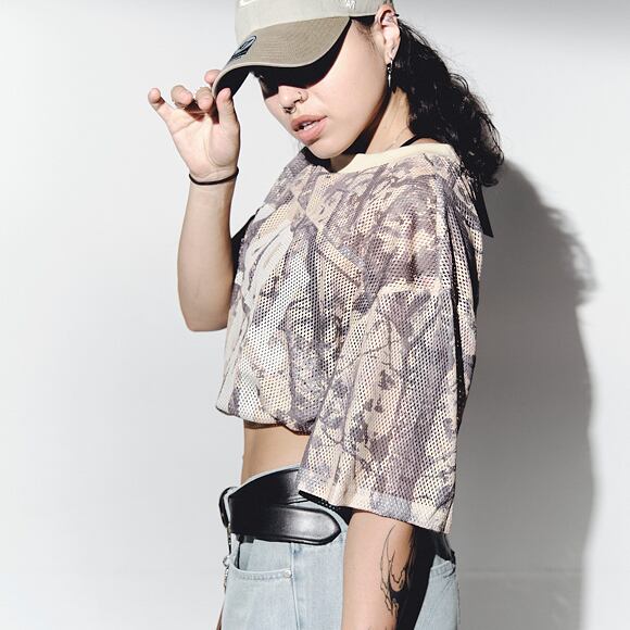 Trikot Karl Kani - Heritage Wood Camo Mesh Boxy Jersey