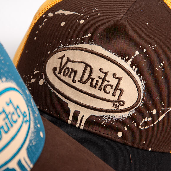 Kappe Von Dutch - Baseball - Print & Embroidery - Yellow / Brown