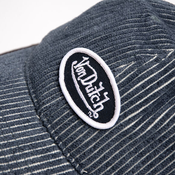 Kappe Von Dutch - Baseball - Striped Corduroy Patch - Navy