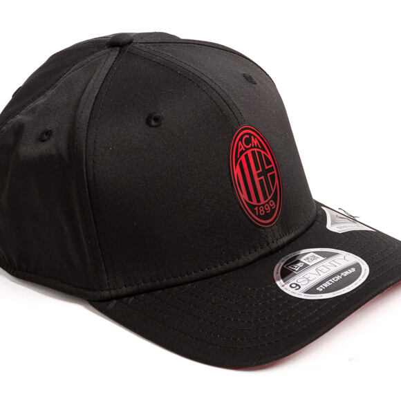 Kappe New Era - Poly 9SEVENTY Stretch-Snap - AC MILAN - Black