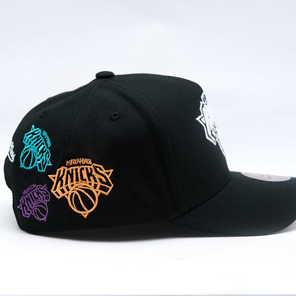 Kappe Mitchell & Ness - NBA 404 Club Neon Pro Snapback - New York Knicks - Black