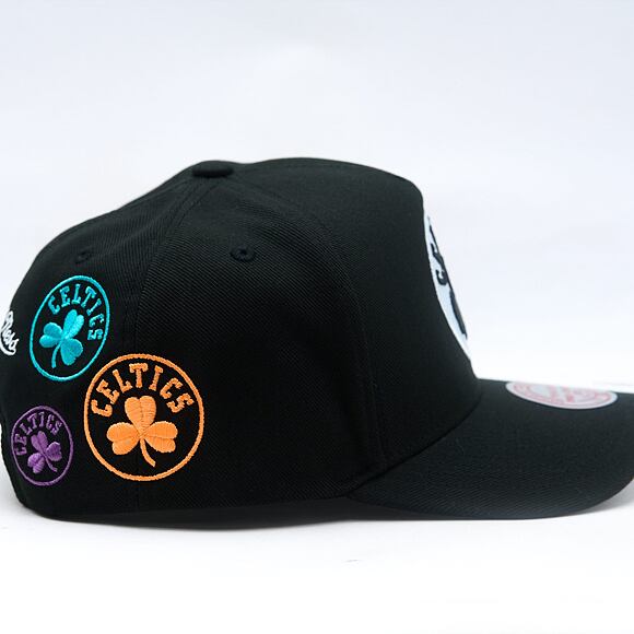 Kappe Mitchell & Ness - NBA 404 Club Neon Pro Snapback - Boston Celtics - Black