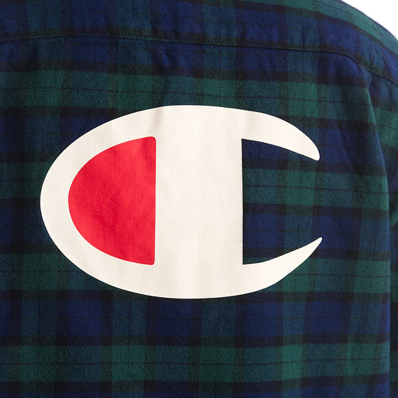 Hemd Champion - Green/Navy Shirt