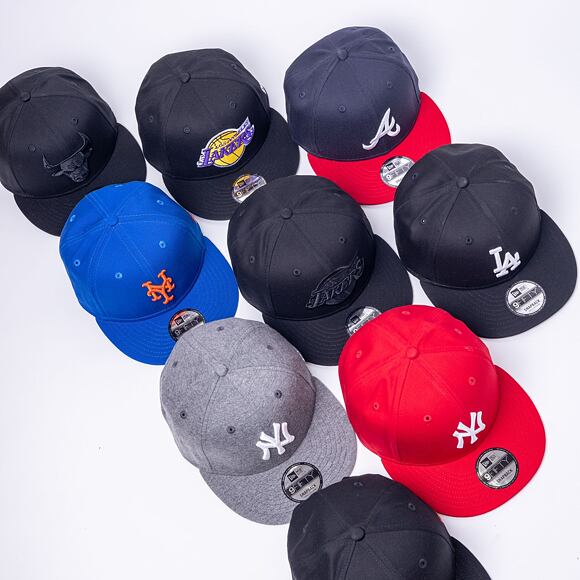 Kappe New Era - MLB Basic 9FIFTY - NY Yankees - Scarlet / White