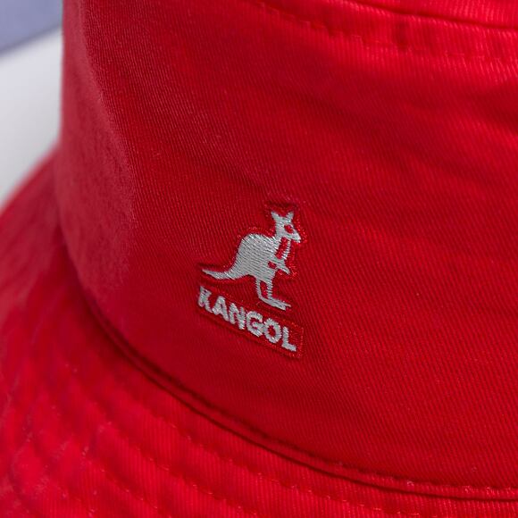 Hut Kangol Washed Bucket Cherry Glow