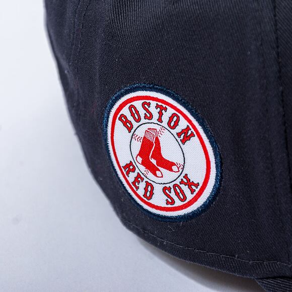 Kappe New Era 9FORTY MLB Team Side Patch Boston Red Sox Navy / Scarlet