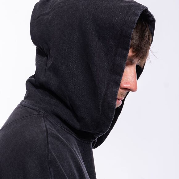 Pullover Brandit Acid Washed Oversized Hoody Black