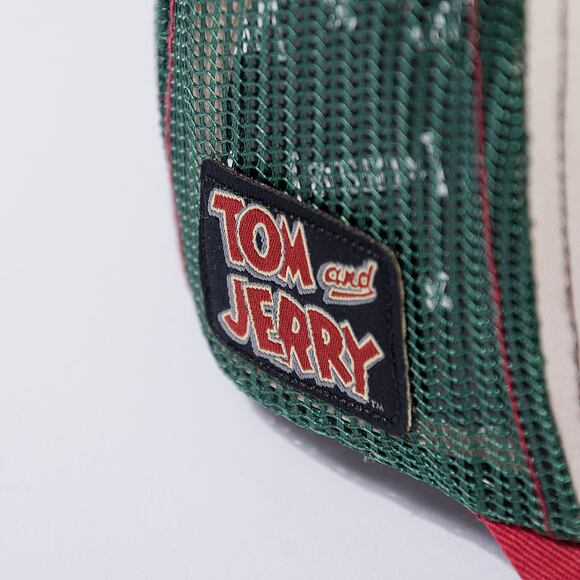 Kappe Capslab - Trucker Tom & Jerry - Tom & Jerry - Sand / Green / Red
