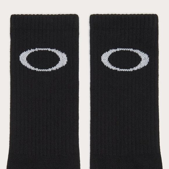 Socken Oakley Ellipse  3 pack Crew Sock Black