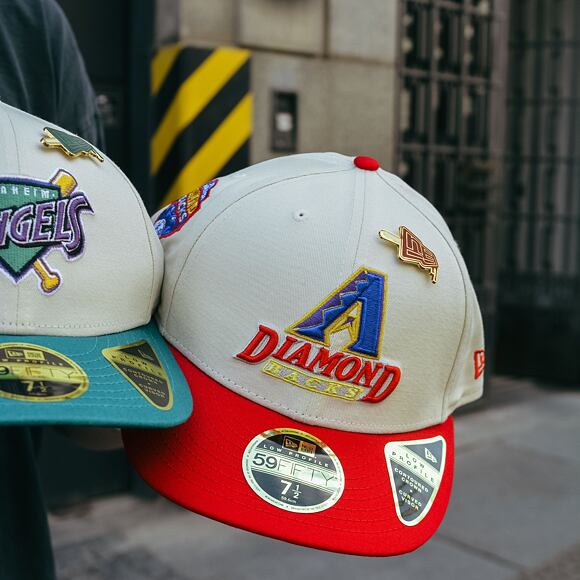 Kappe New Era 59FIFTY Low Profile "Melted Cream" Pin - Arizona Diamondbacks - Cream