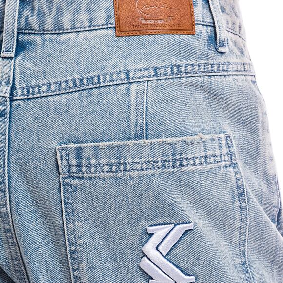 Hose Karl Kani OG Wavy Baggy Workwear Denim bleached blue