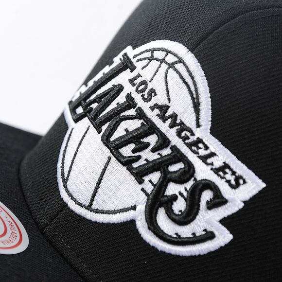 Kappe Mitchell & Ness - Evergreen Black/White Snapback - LA Lakers - Black