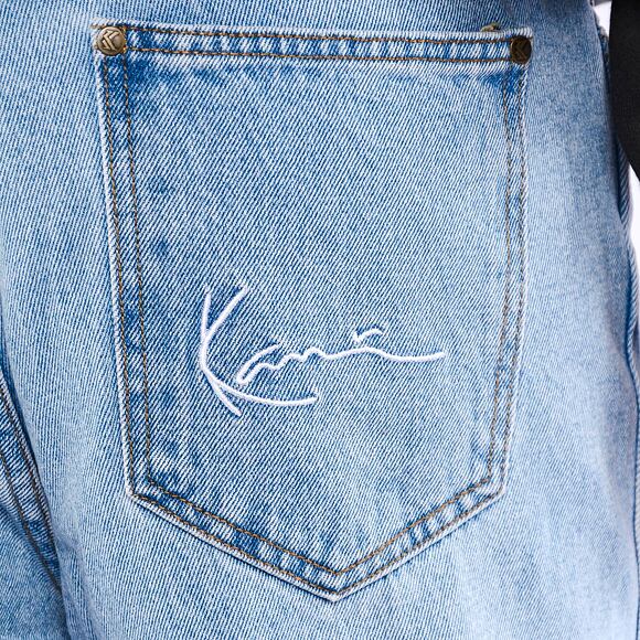 Hose Karl Kani Small Signature Baggy Five Pocket Denim light blue