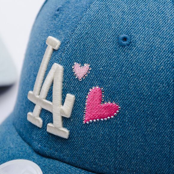 Damen Kappe New Era - MLB Denim Icon 9FORTY - LA Dodgers - Navy / White