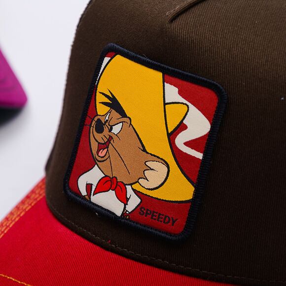Kappe Capslab - Trucker Looney Tunes - Speedy - Brown/Red