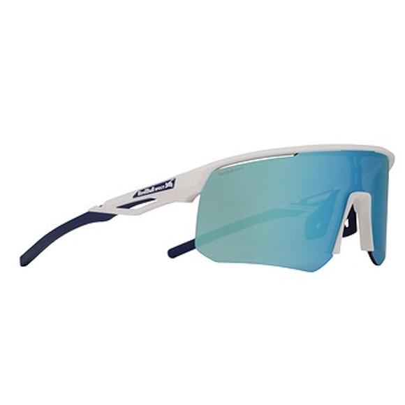 Sonnenbrille Red Bull - Spect Riddle - Matte White/Smoke/Blue Mirror