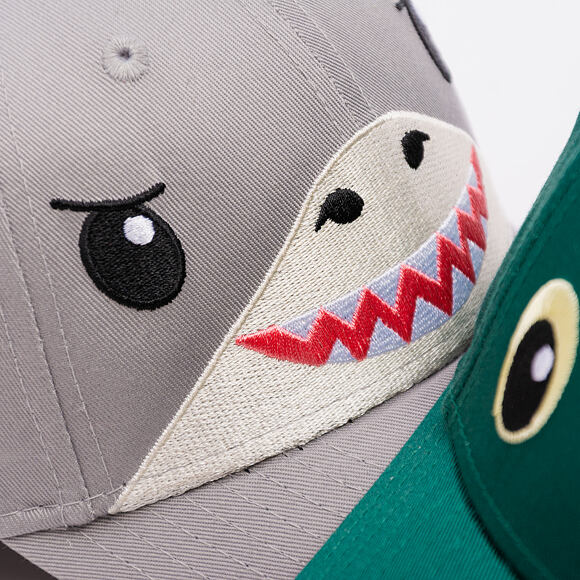 Kinder Kappe New Era - Monster Face 9FORTY - Grey