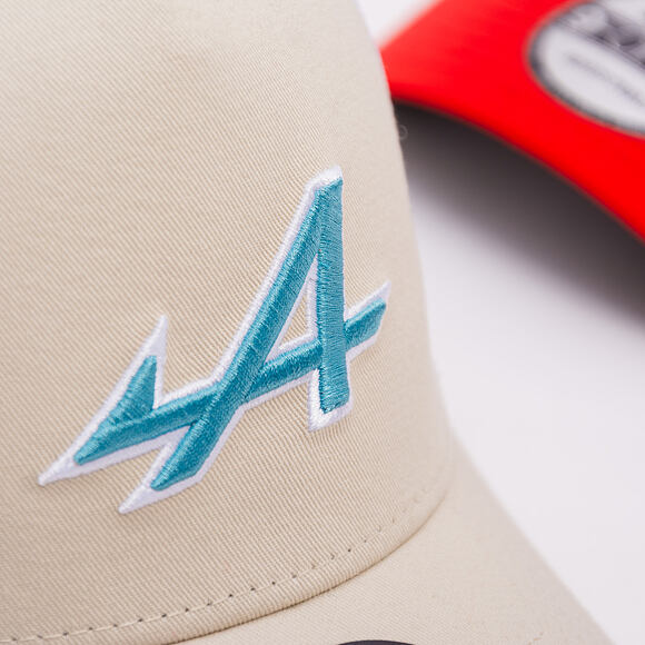 Kappe New Era - F1 Seasonal POP 9FORTY Trucker - Alpine Racing - Stone
