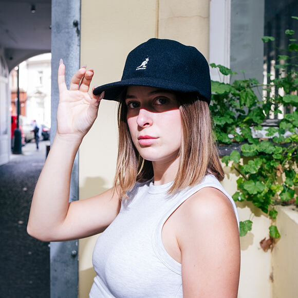 Kangol - Wool Adj Links Cap - Black