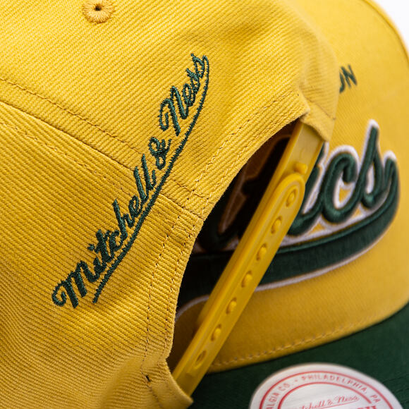 Kappe Mitchell & Ness - Harvest Gold Pro Crown - Golden State Warriors - Gold/Green