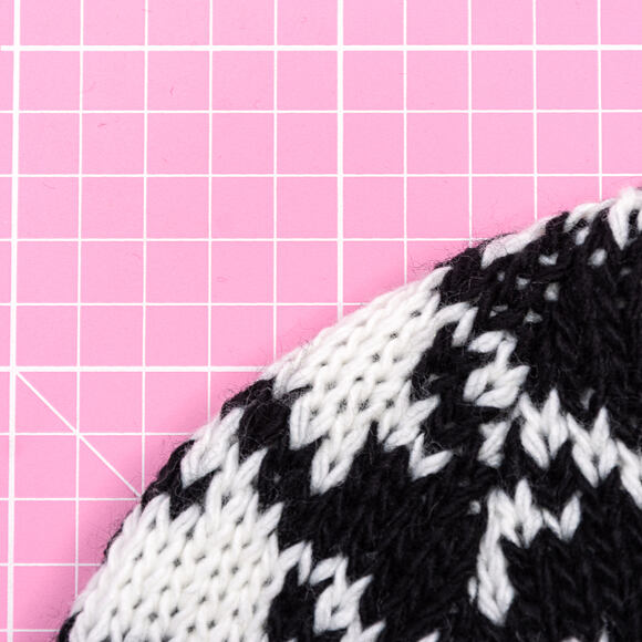 Damen Mütze New Era - Houndstooth Beanie - Cream / Black