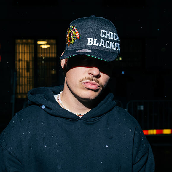 Kappe Mitchell & Ness - NHL Busted Pro - Chicago Blackhawks - Black
