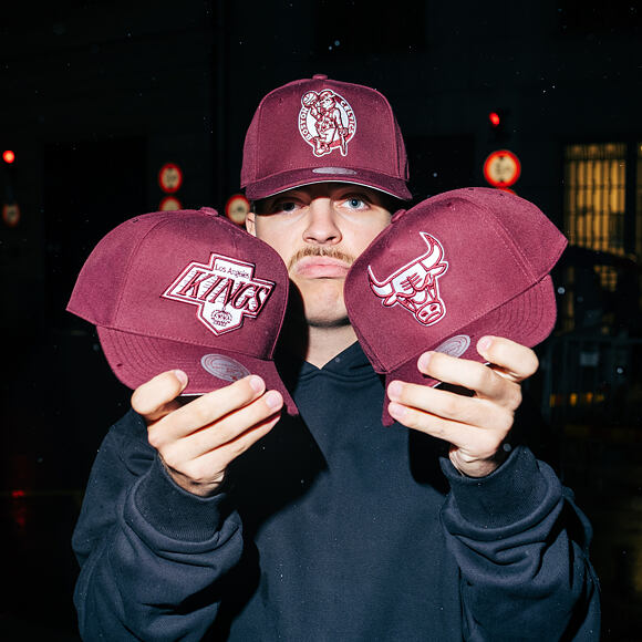 Kappe Mitchell & Ness - NHL Fashion Basic Pro Vntg - Los Angeles Kings - Dark Purple