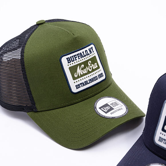 Kappe New Era - Branded Patch Trucker 9FORTY Trucker - Navy