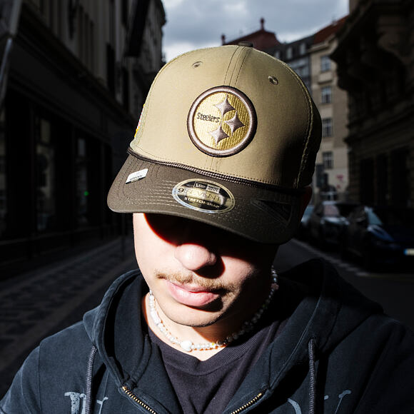 Kappe New Era - NFL25 "Salute to Service" - 9SEVENTY Stretch-Snap - Pittsburgh Steelers 
