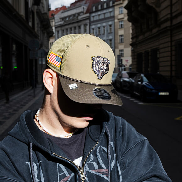 Kappe New Era - NFL25 "Salute to Service" - 9SEVENTY Stretch-Snap - Chicago Bears 