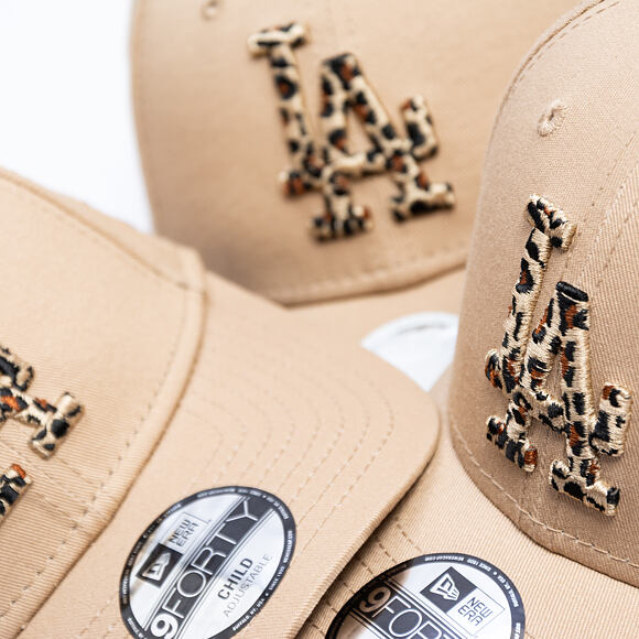Damen Kappe New Era - MLB Animal Infill 9FORTY - LA Dodgers - Camel