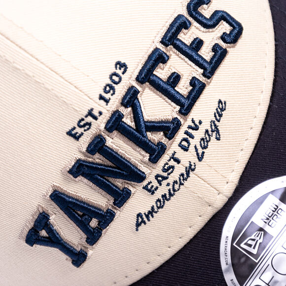 Kappe New Era - MLB Wordmark 9FORTY M-CROWN - NY Yankees - Cream
