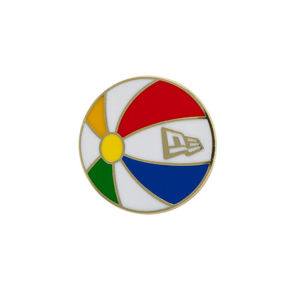 Brosche New Era - Branded Cap Pin Beachball - Gold