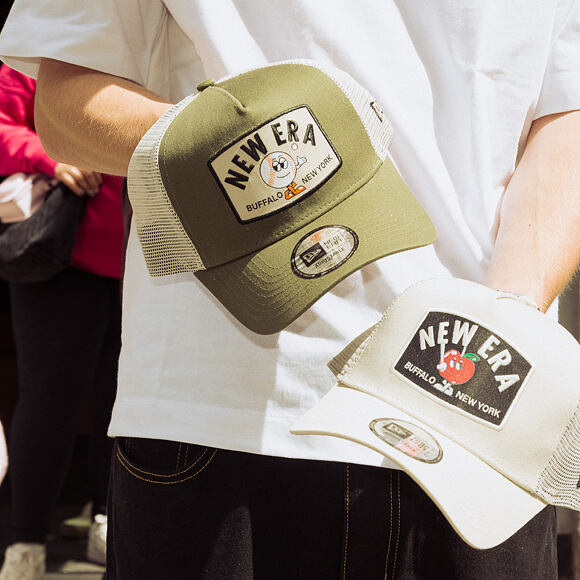 Kappe New Era - Branded Summer Patch 9FORTY A-Frame Trucker - Stone