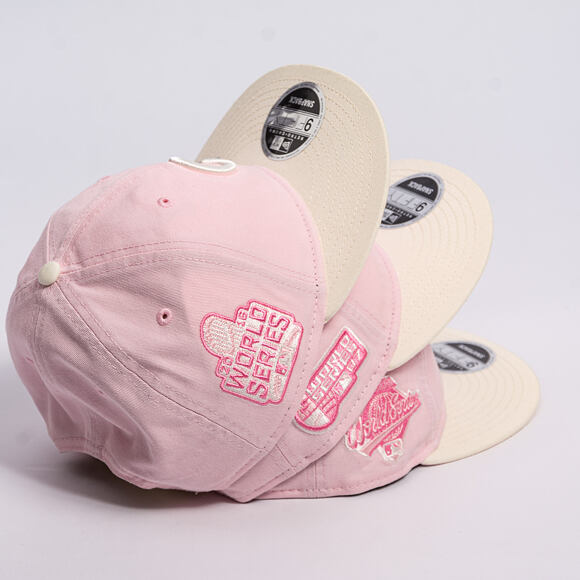 Kappe New Era - MLB Washed Tie Dye 9FIFTY Retro Crown - Atlanta Braves - Pink