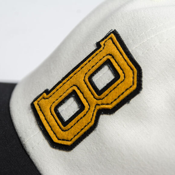 Kappe Brixton - Big B Mp Cap - Off White/Black/Mustard
