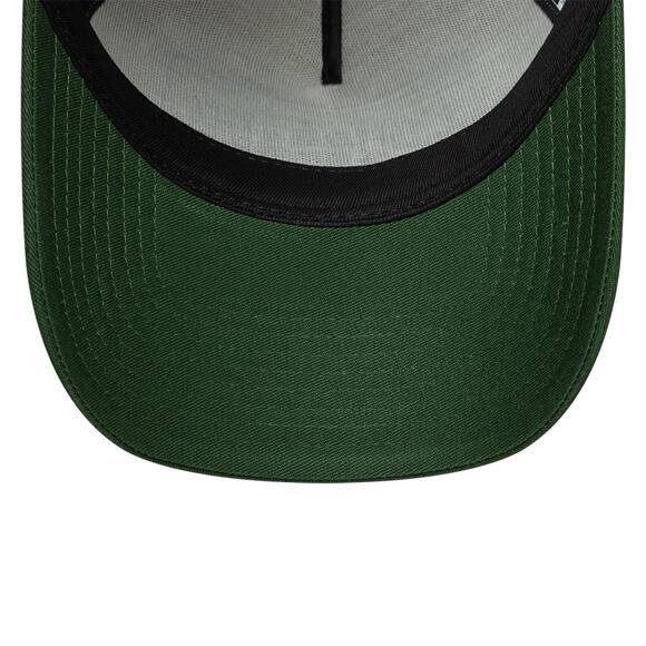 Kappe New Era - Branded Licence Plate 9FORTY A-Frame Trucker - Cilantro Green / Stone