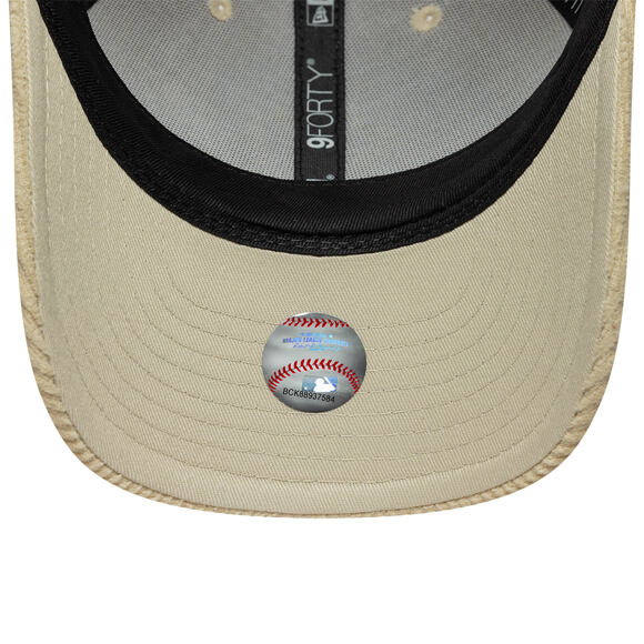 Kappe New Era - MLB Cord 9FORTY M-CROWN - NY Yankees - Stone