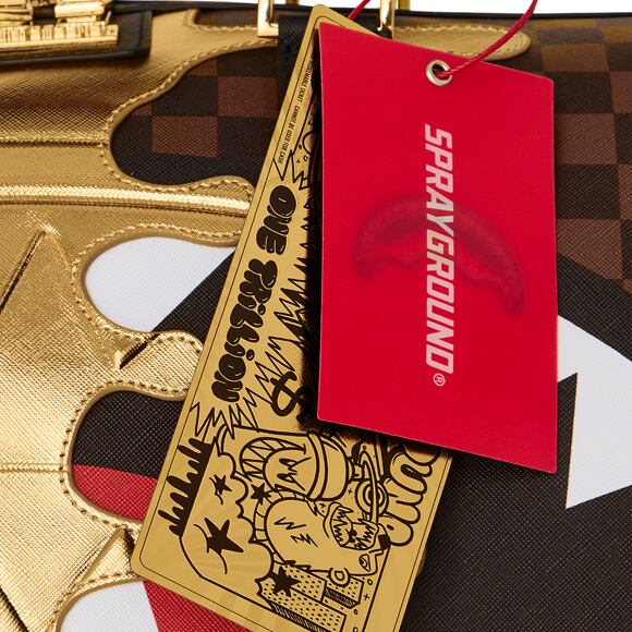 Tasche Sprayground - Sharks In Paris Gold Drip Duffle