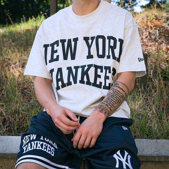 T-Shirt New Era - MLB - NY Yankees - Grey